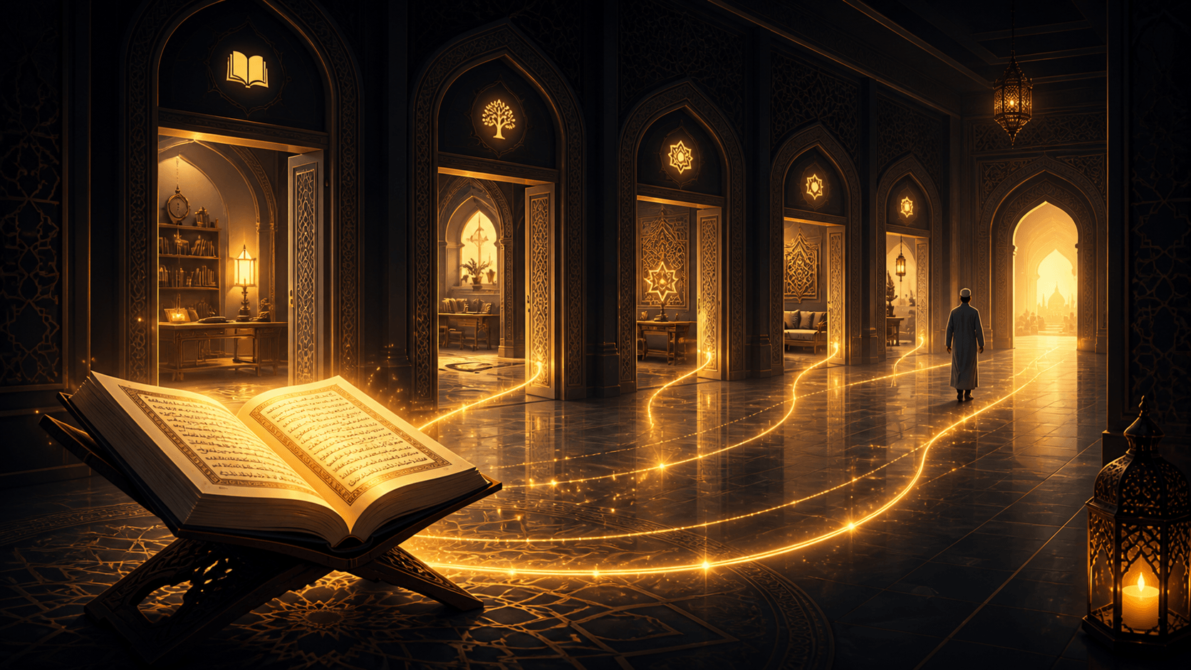 How does the memory palace method help you memorize the Quran?